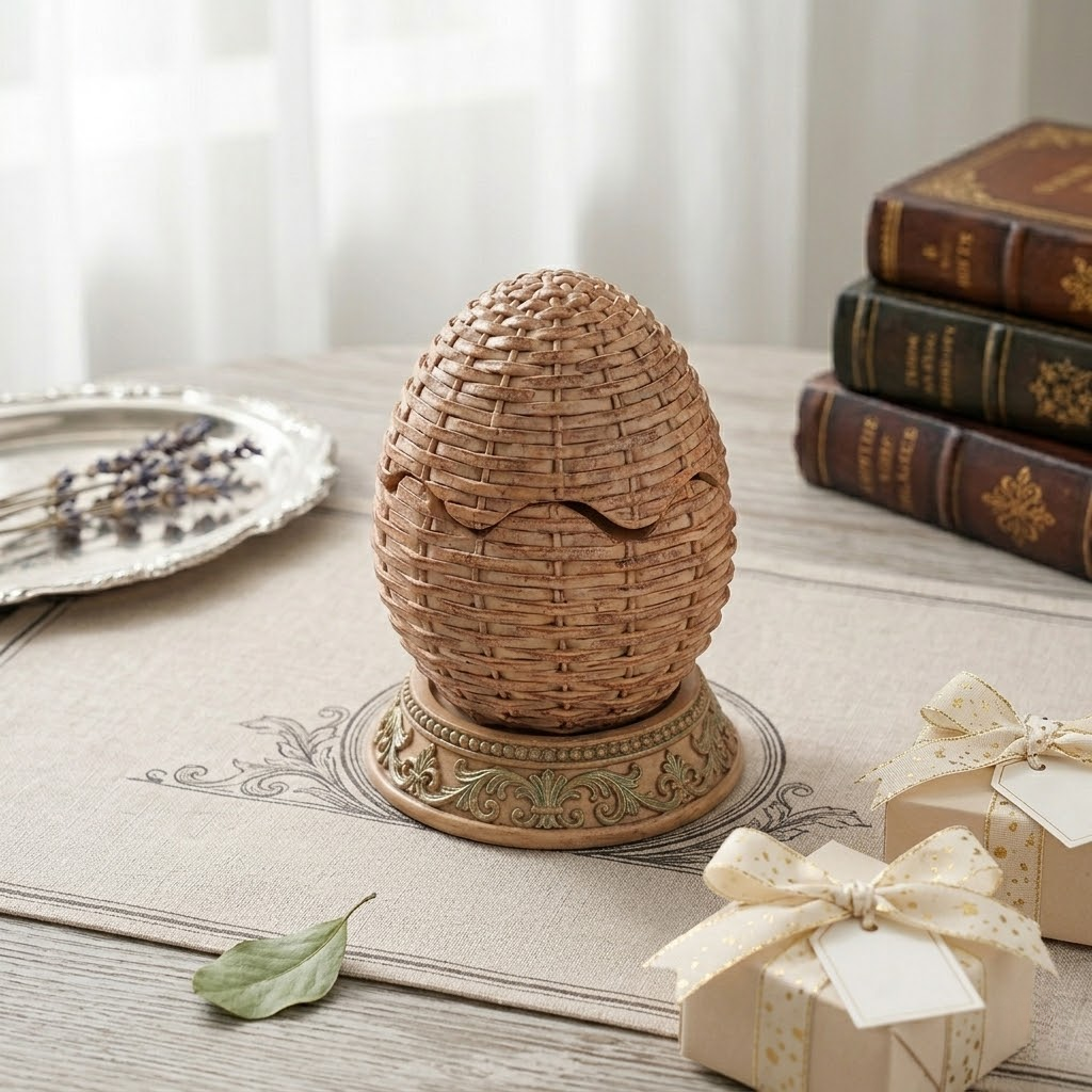 European Style Egg-shaped Candle Holder