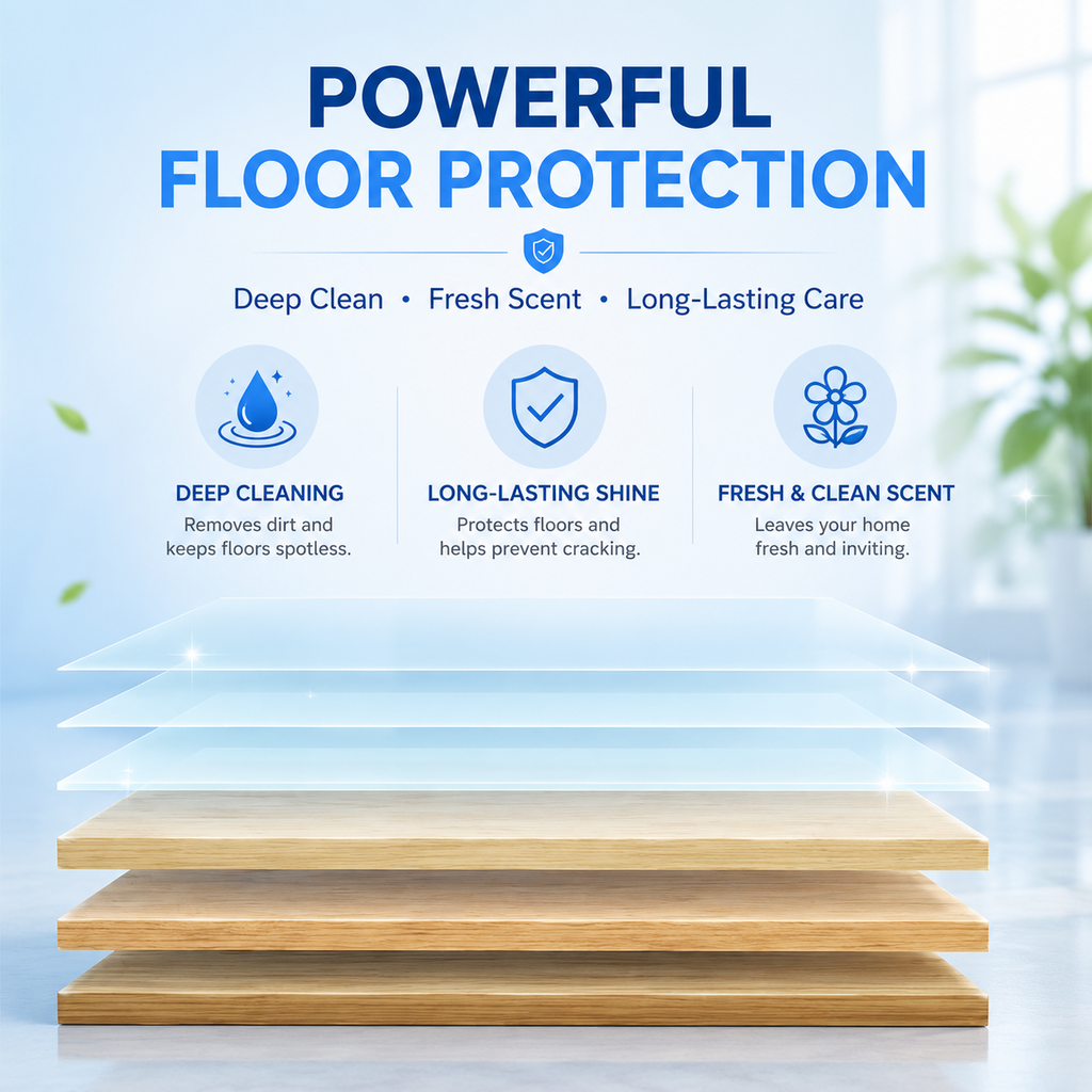 FloorGlow™ 4-in-1 Cleaning Sheets