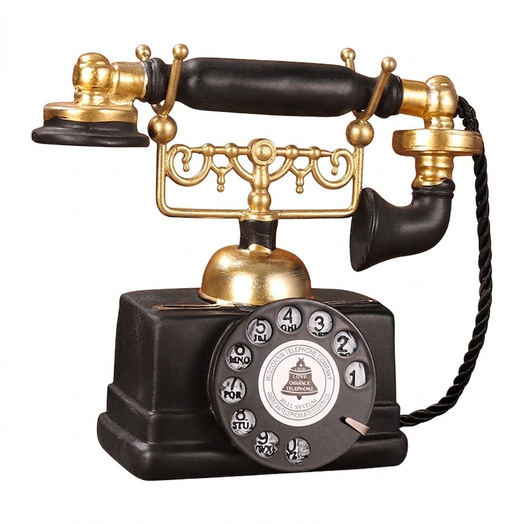 Vintage American Telephone Ornament